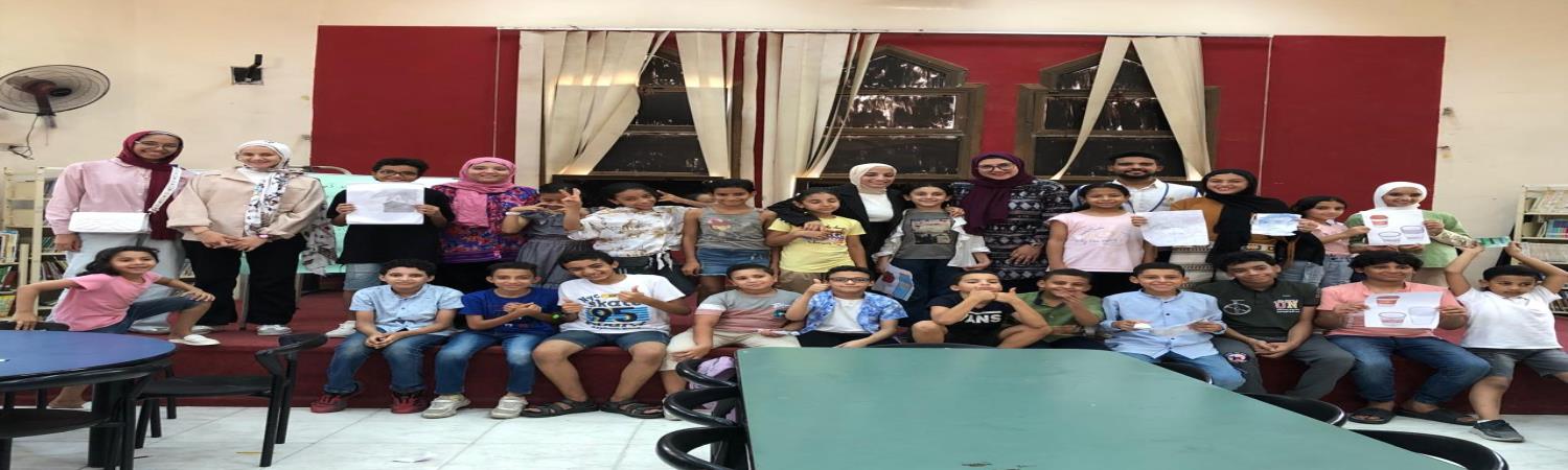 ورشة عمل عن التوعية بأضرار البلاستيك