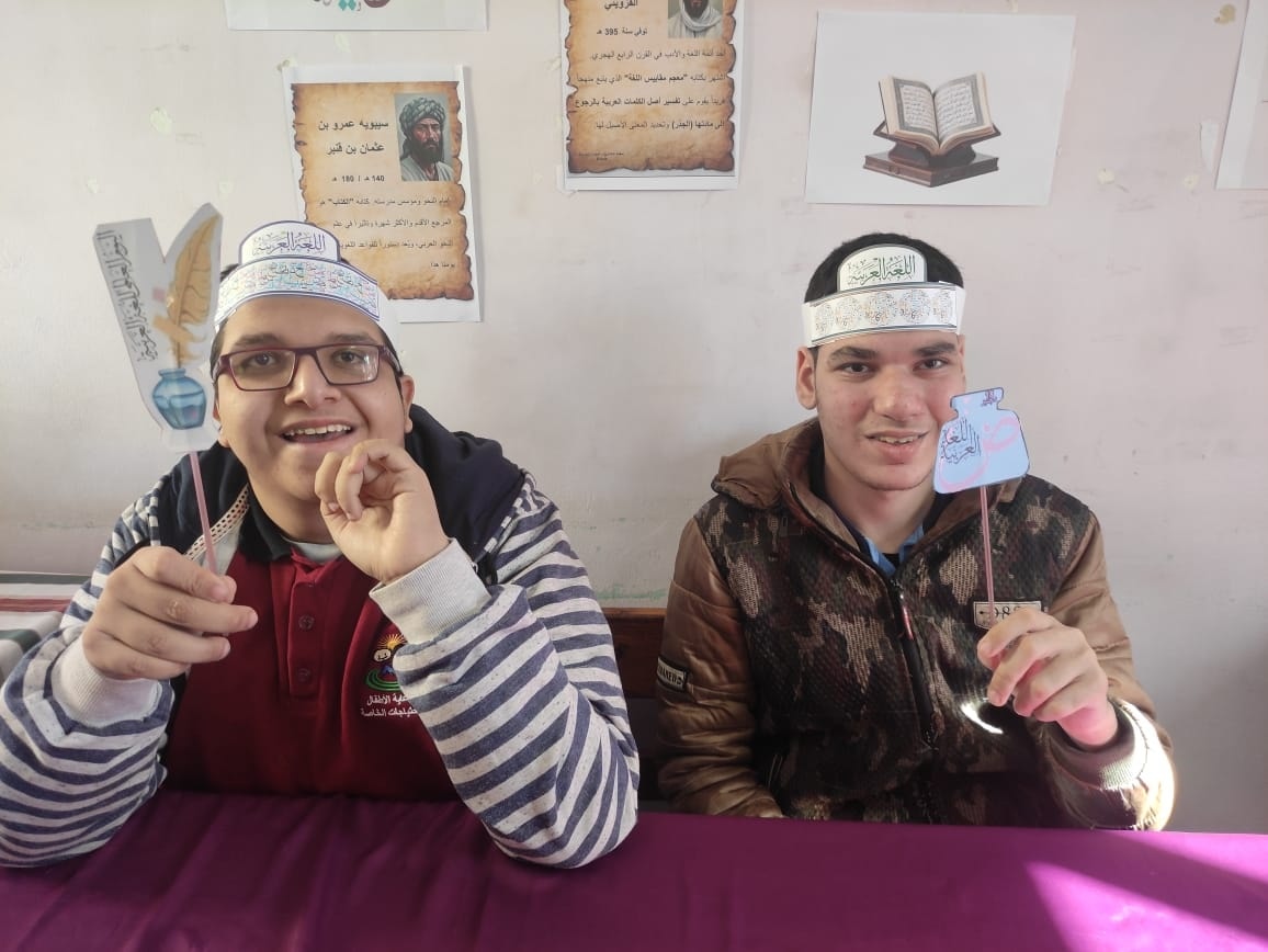 نشاط تعليمي مميز يزين احتفال مركز رعاية الأطفال ذوي الاحتياجات الخاصة بالزيتون باليوم العالمي للغة العربية